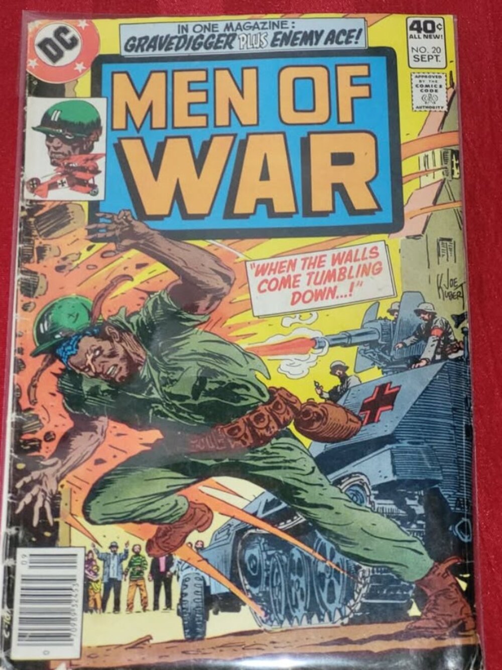 RARE, VINTAGE, 1979 MEN OF WAR COMIC BOOK FEATURING GRAVE DIGGER, ISSUE #20!!!